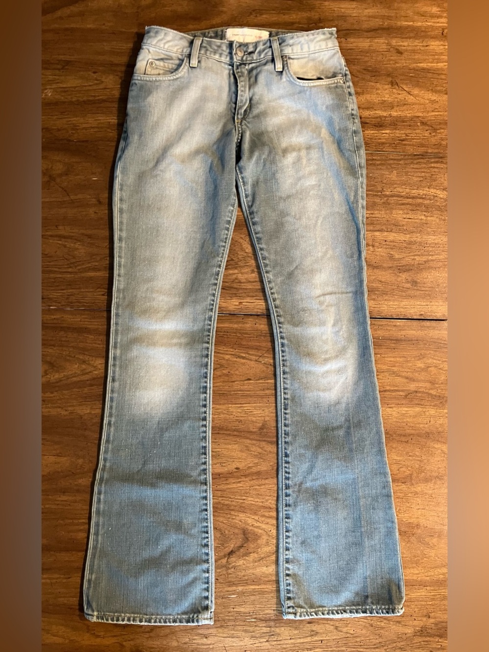 PAPER DENIM & CLOTH Bootcut Womens Jeans Size 27 / 4 Light Wash Fade Mid